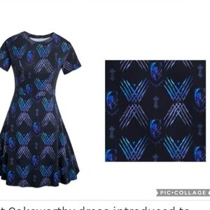 Cakeworthy Black Panther Skater Dress